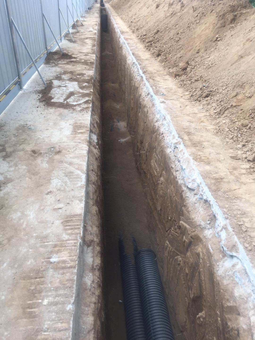 福建易順建筑工程有限公司在石家莊市鹿泉區生活用水置換引江水管網和生活污水管網建設工程項目施工情況