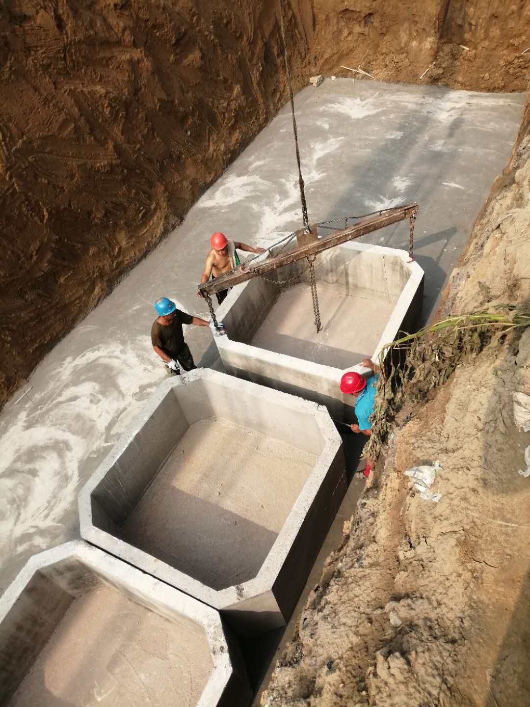 福建易順建筑工程有限公司在石家莊市鹿泉區生活用水置換引江水管網和生活污水管網建設工程項目施工情況